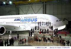 At US$414 million, the A380 is the most expensive. Airbus photo.