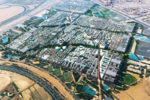An artist's impression of Masdar City. Masdar City photo.