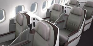 Qatar Airways Business Class. Qatar Airways Photo.